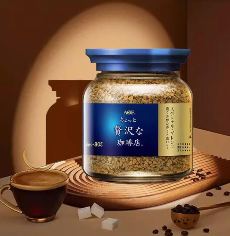 日本AGF马克西姆蓝金罐速溶咖啡