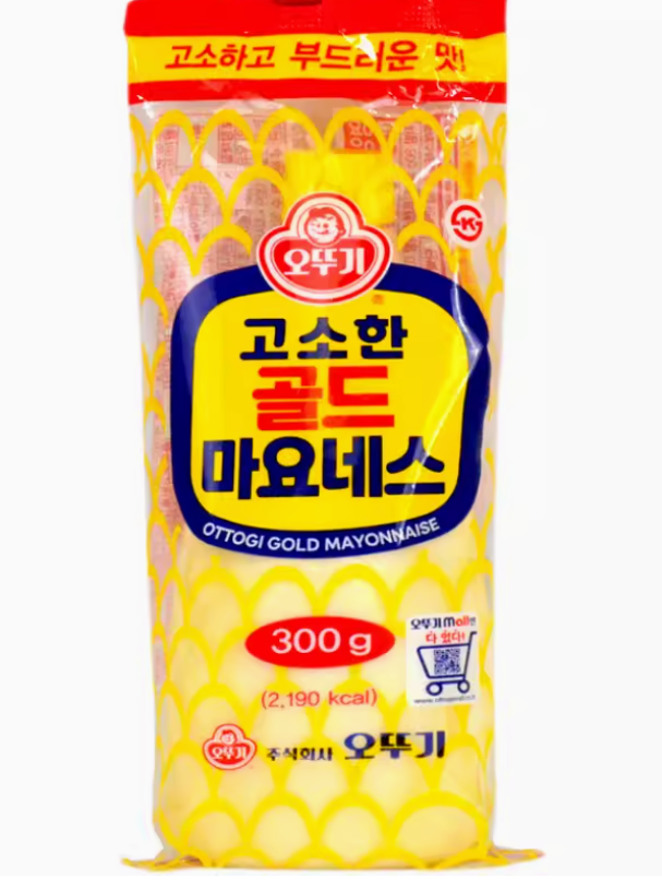 韩国不倒翁水果沙拉酱蔬菜原味韩式沙拉酱300g*3袋