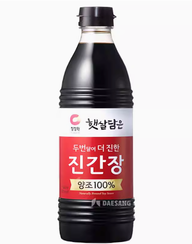 韩国清净园调味酱油840ml*12瓶