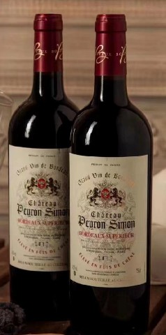 佩鲁西蒙超级波尔多干红葡萄酒2017